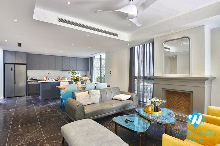 The newest house on the market is carefully prepared by the owner for every detail for rent in Ngoc Thuy Long Bien